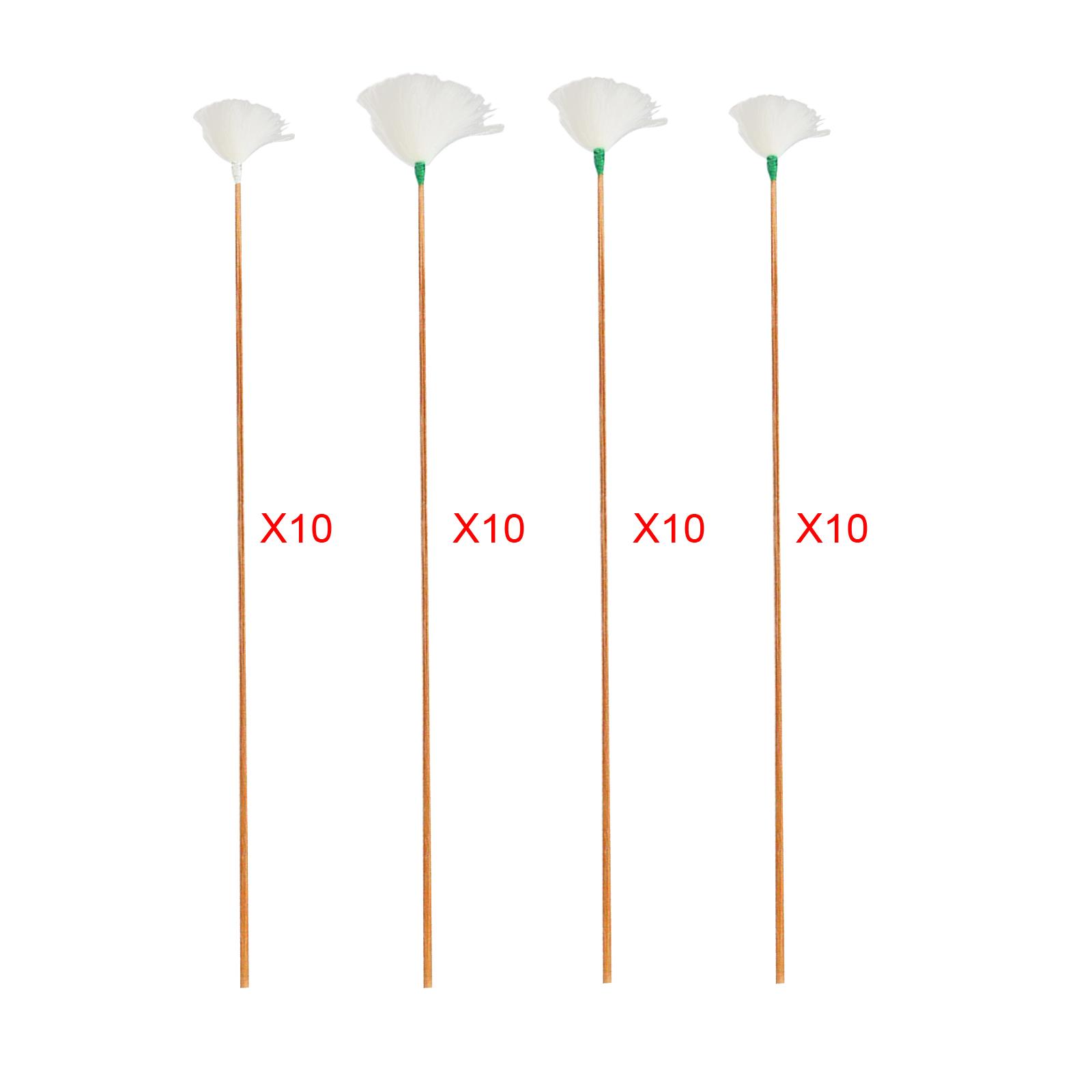 Ear Wax Remover - Feather Earpicks Bamboo Handle Soft Earwax