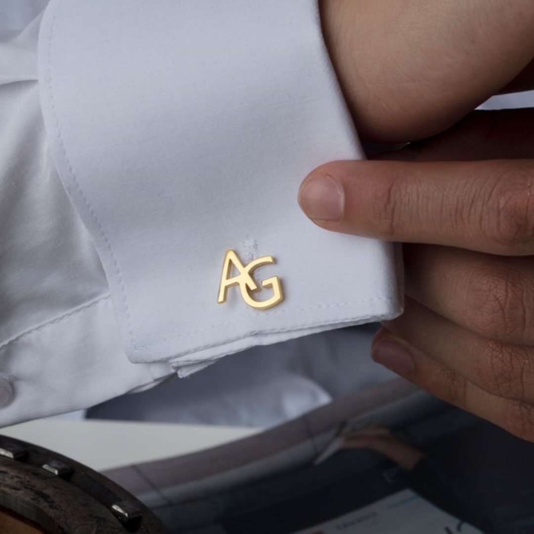 Men Grooming Usa - Custom Name Cufflinks for Men Stainless