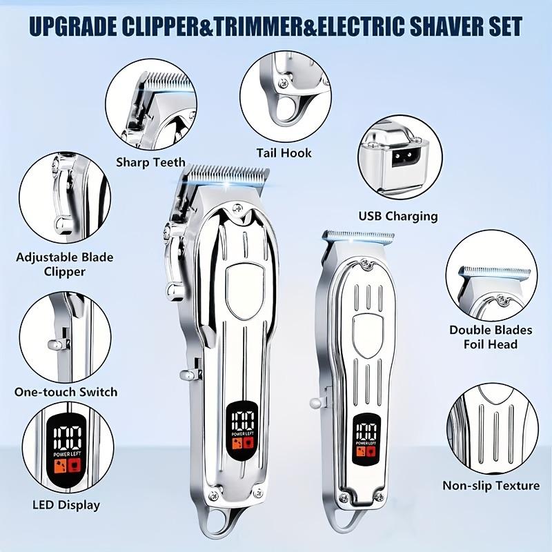USB Rechargeable Hair Clipper  - Men'S Grooming Razor Kit ulasan dan harga