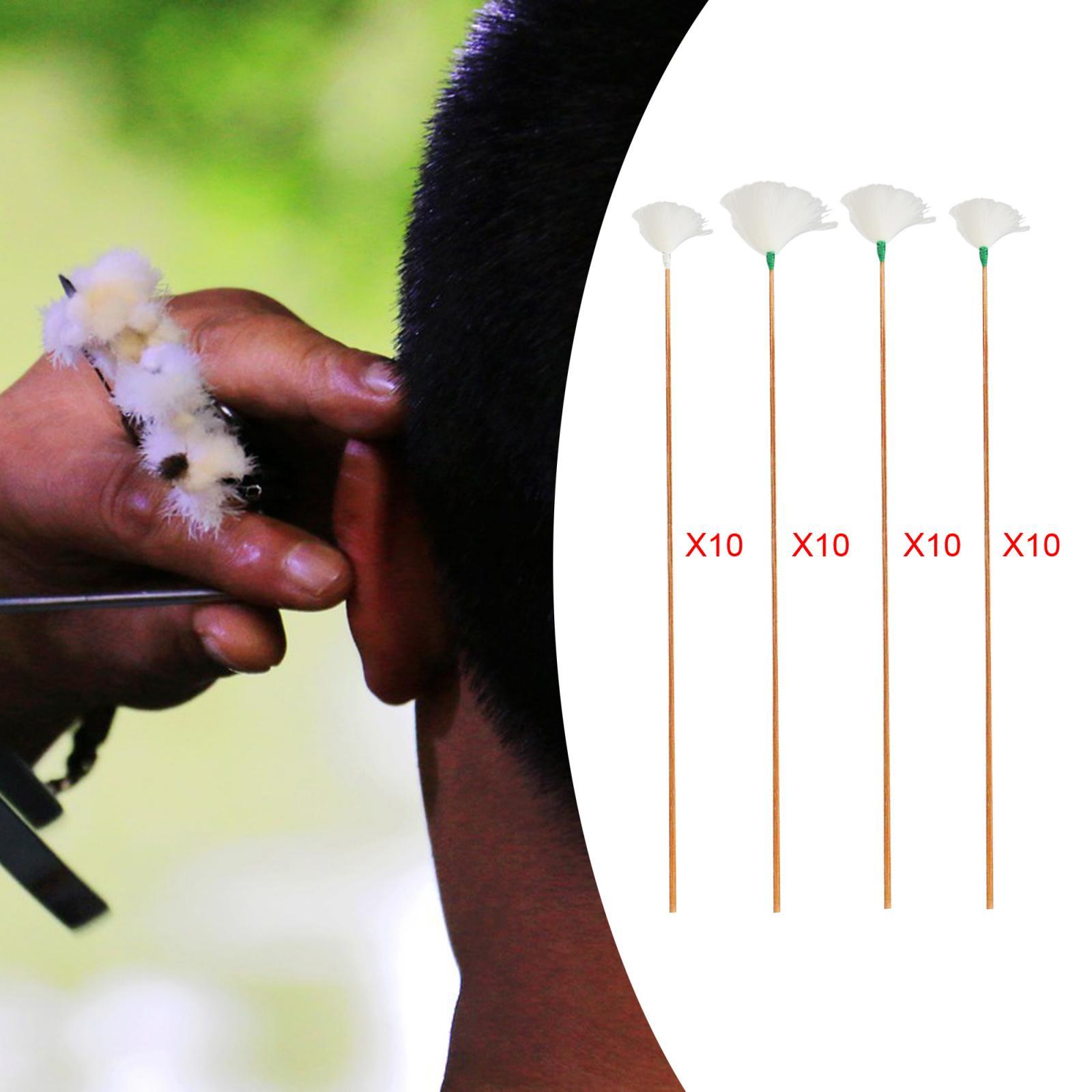Feather Earpicks Bamboo Handle - Ear Wax Remover ulasan dan harga