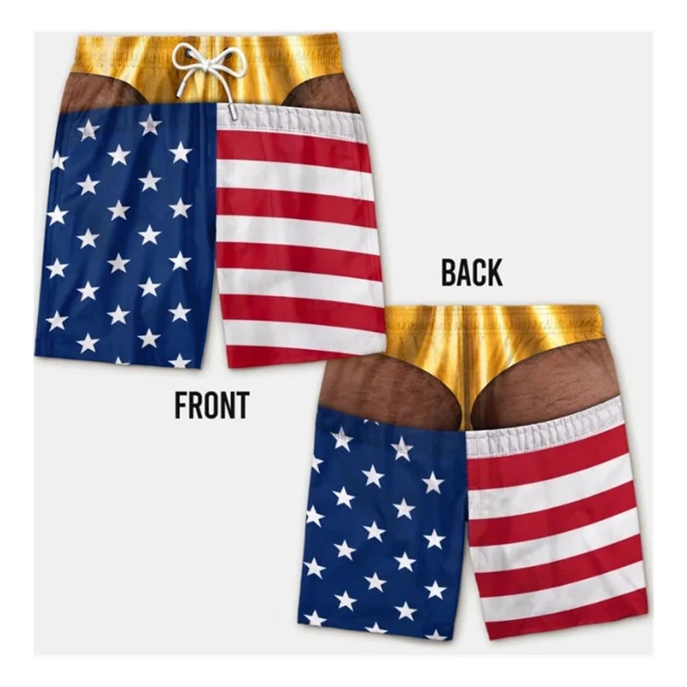 Men Fun Hip Print Swim Trunks, - Men'S Grooming Products ulasan dan harga