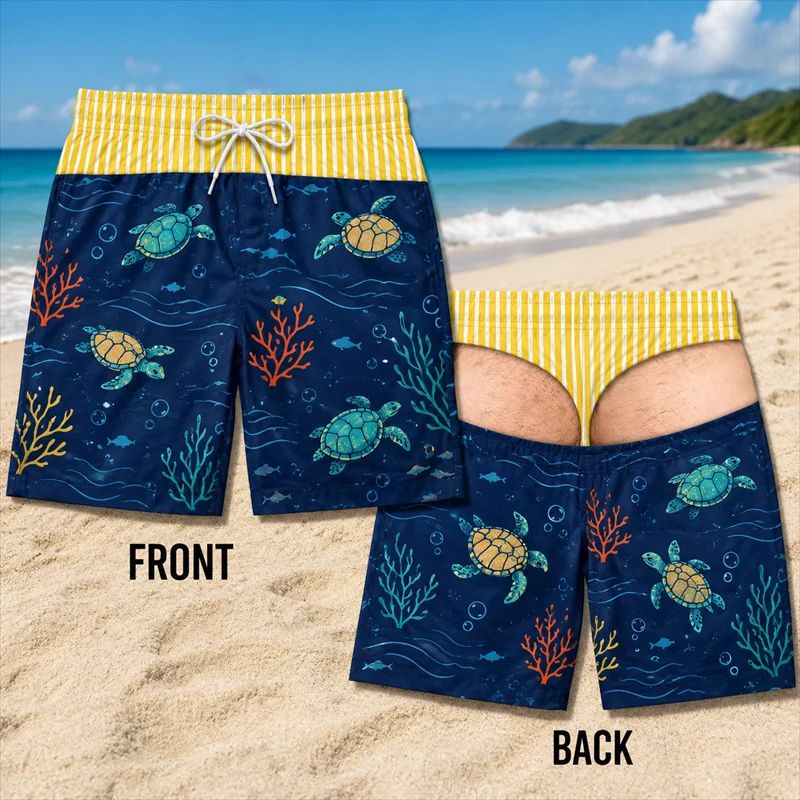 2026 Men Fun Hip Print Swim Tr - Men'S Grooming Products ulasan dan harga