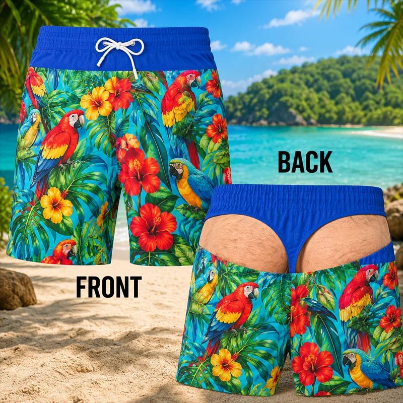 2026 Men Fun Hip Print Swim Tr - Men'S Grooming Products ulasan dan harga