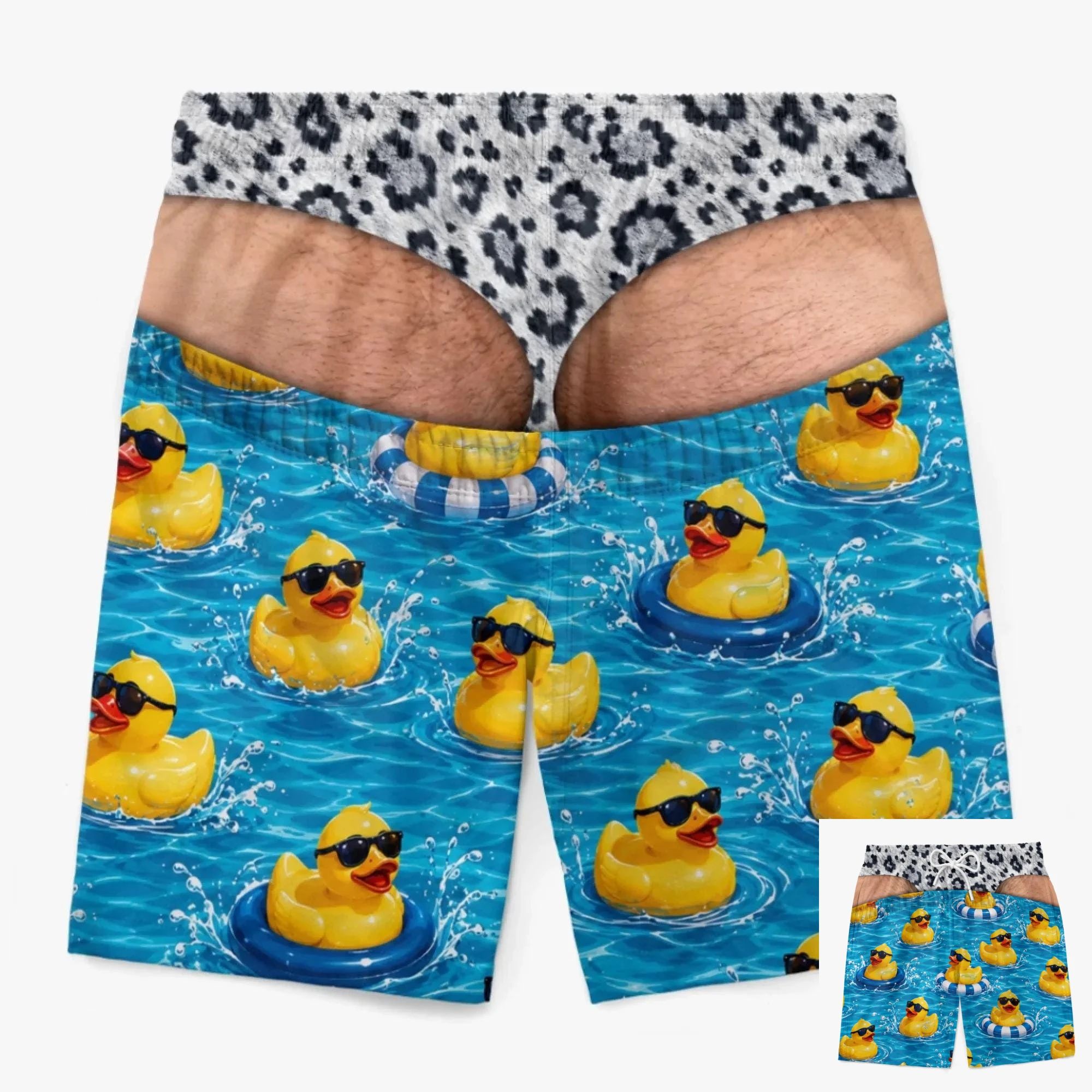 Men Fun Hip Print Swim Trunks, - Men'S Grooming Products ulasan dan harga