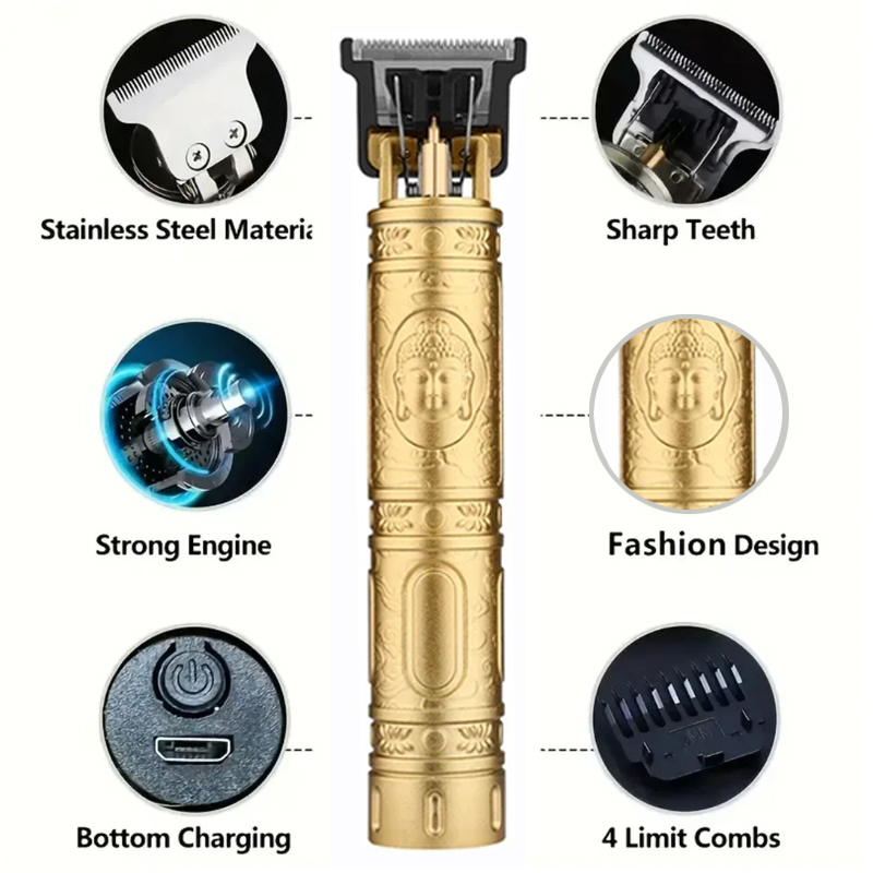 T9 Professional Electric Hair  - Mens Vintage Grooming Kit ulasan dan harga
