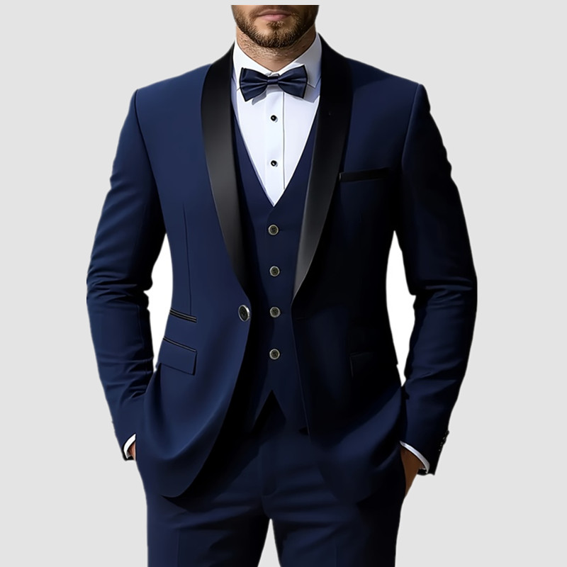 Men's Formal Suit Set Business - Men'S Grooming Kits ulasan dan harga