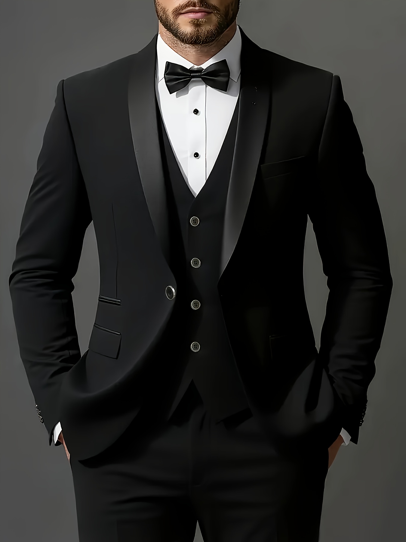 Men's Formal Suit Set Business - Men'S Grooming Kits ulasan dan harga