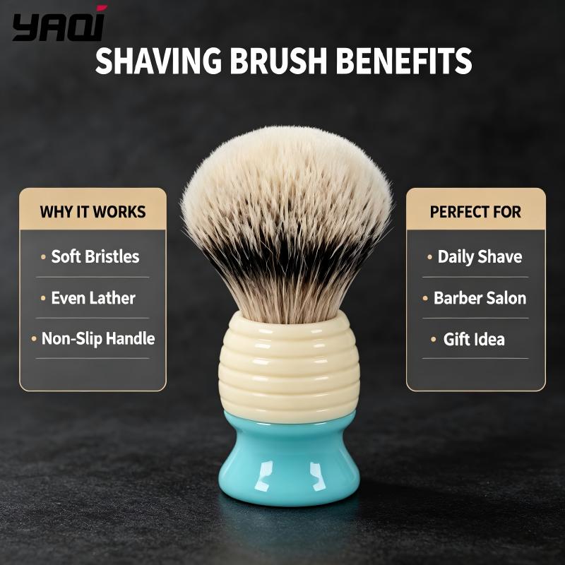 YAQI Men Wet Shaving Brush  Br - Men'S Grooming Cream ulasan dan harga