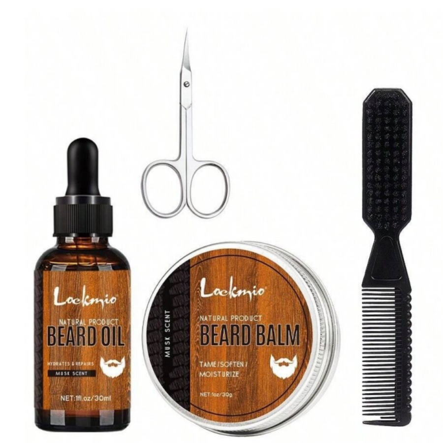 Men Beard Balm Kit Whisker Moi - Men'S Grooming Cream ulasan dan harga