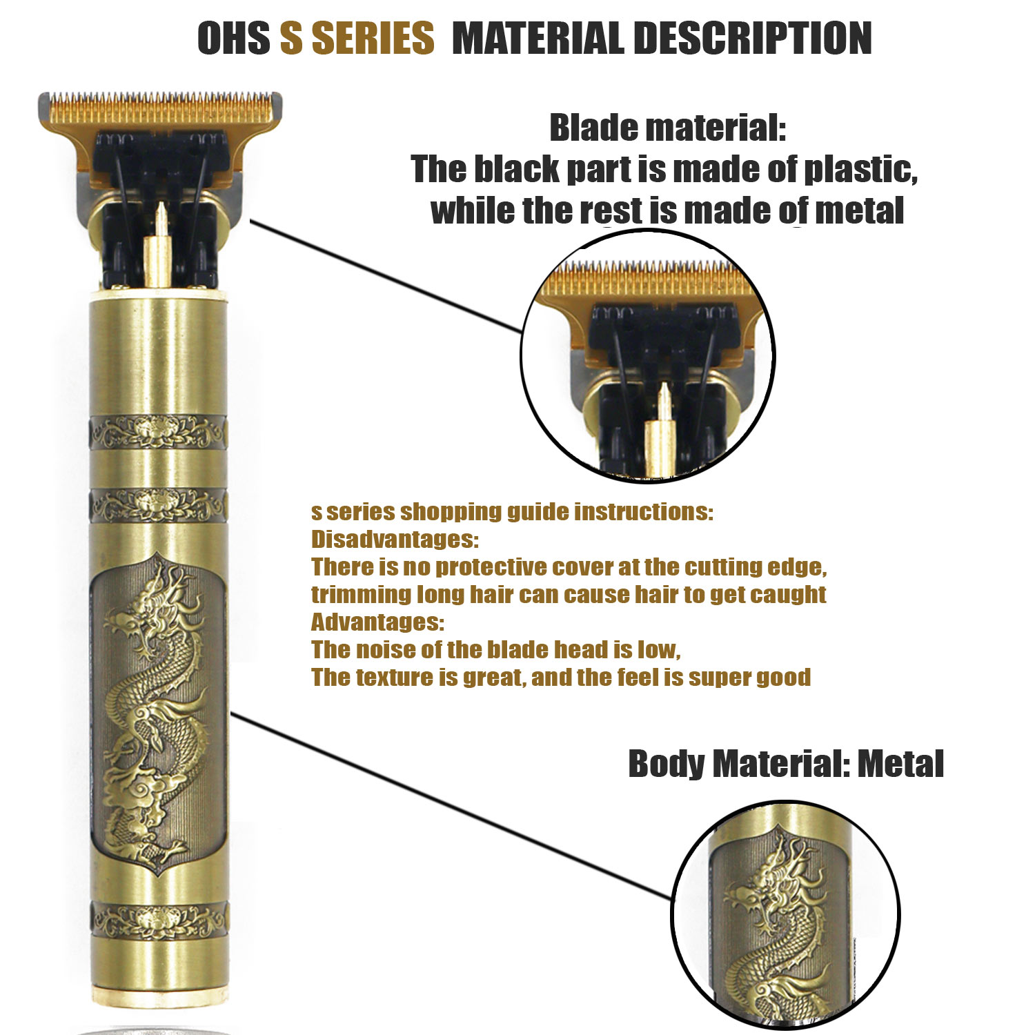 OHS Rechargeable  Vintage T9 C - Mens Vintage Grooming Kit ulasan dan harga