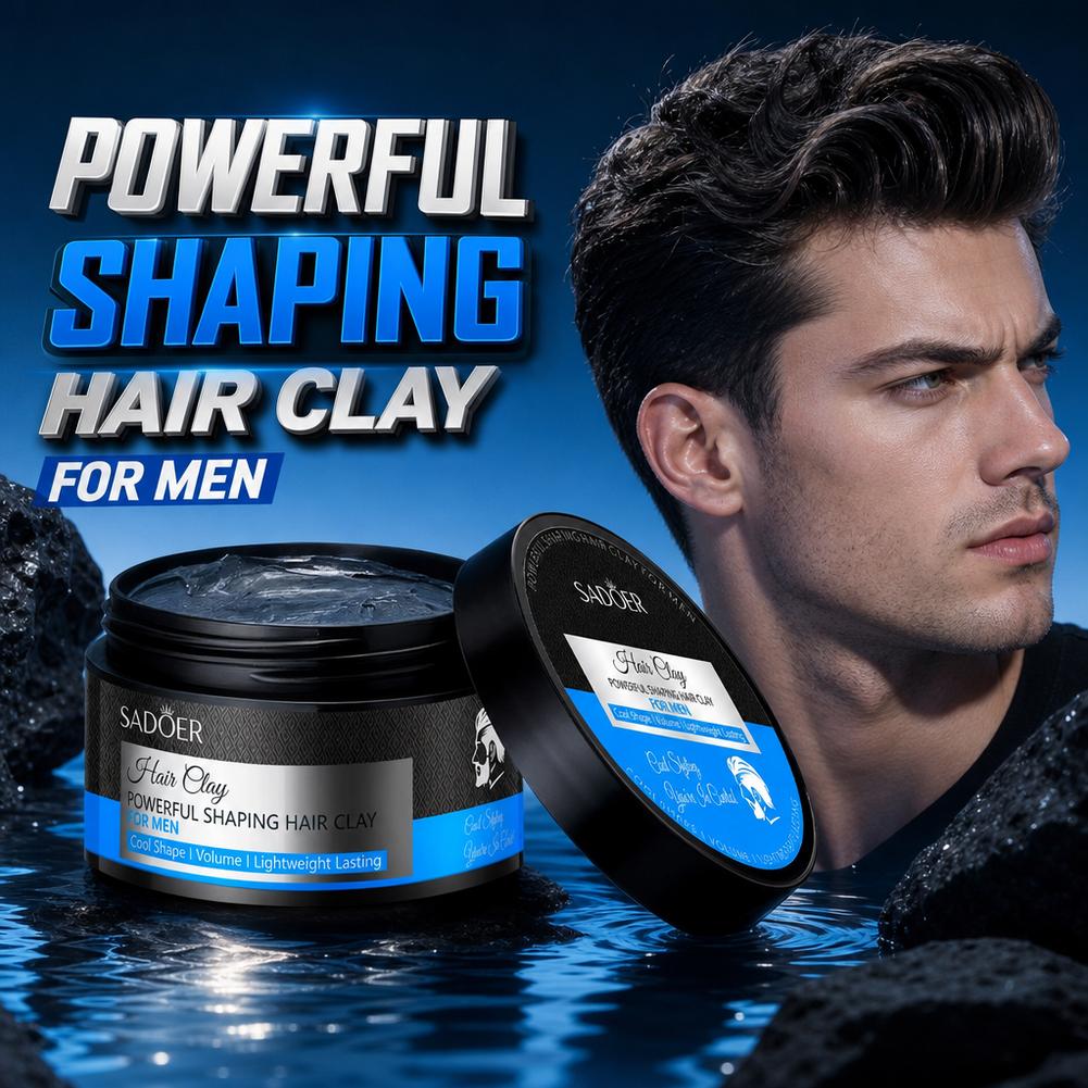 Men's Hair Styling Clay Strong - Men'S Grooming Cream ulasan dan harga