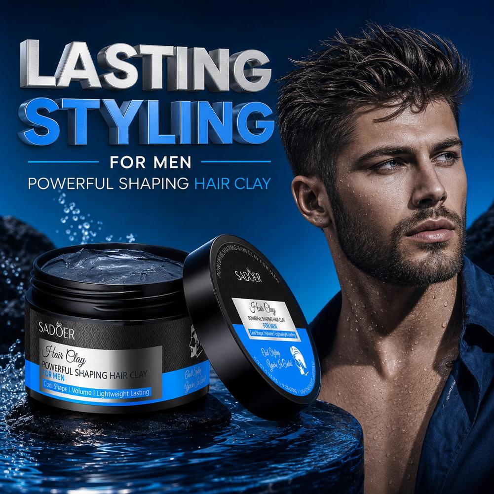 Men's Hair Styling Clay Strong - Men'S Grooming Cream ulasan dan harga