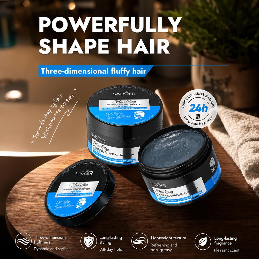 Men's Hair Styling Clay Strong - Men'S Grooming Cream ulasan dan harga