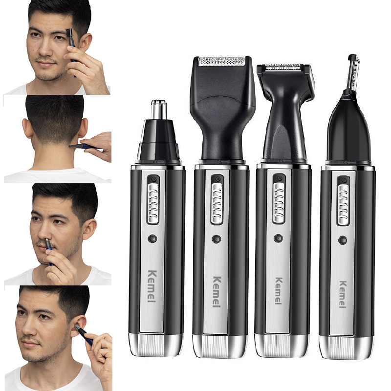 Kemei Rechargeable Electric Al - Men'S Grooming Nose Hair Trimmer ulasan dan harga