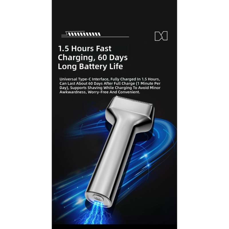 AT28-USB Rechargeable Wet/Dry  - Men'S Grooming Razor Kit ulasan dan harga
