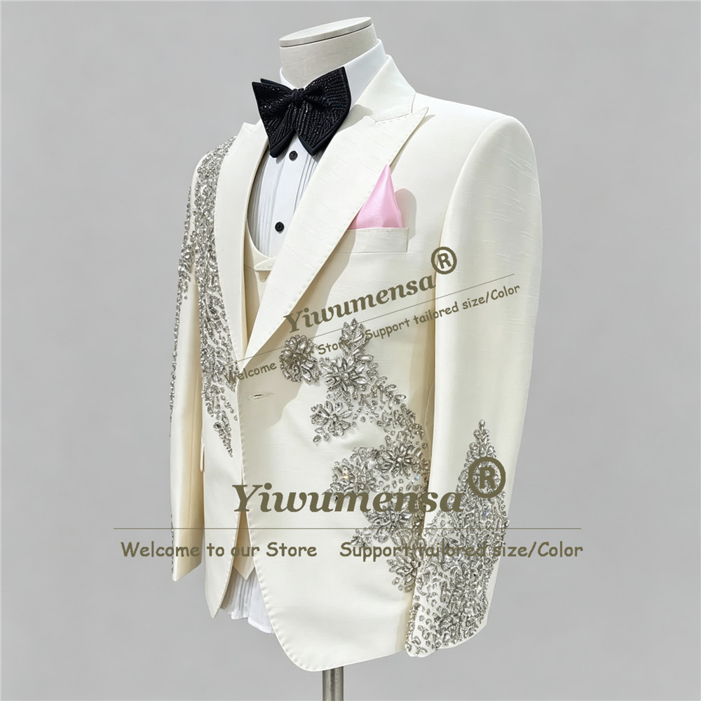 Sparkly Beaded Stones Wedding  - Men'S Grooming Kits ulasan dan harga