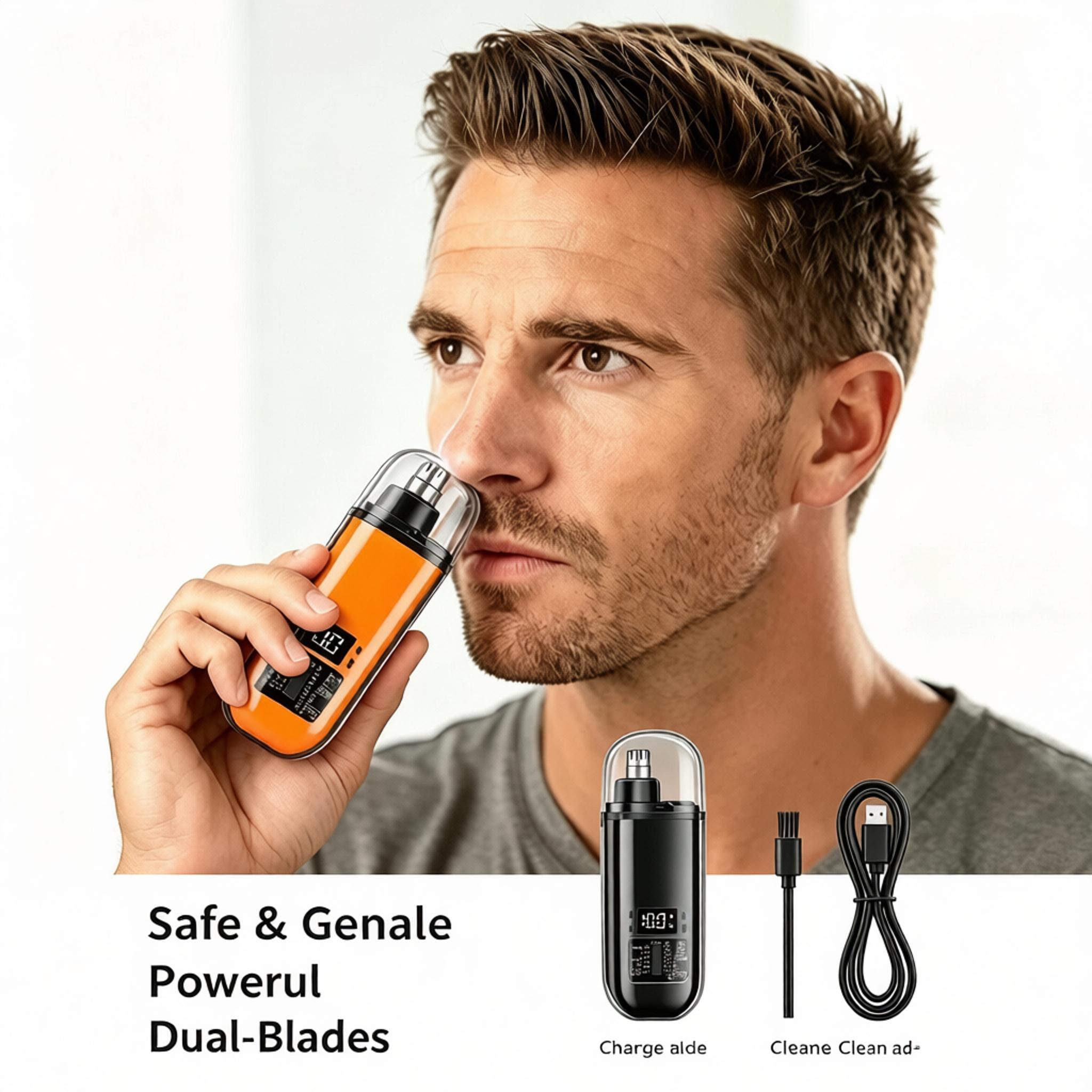 Waterproof Electric Nose Hair  - Men'S Grooming Day ulasan dan harga